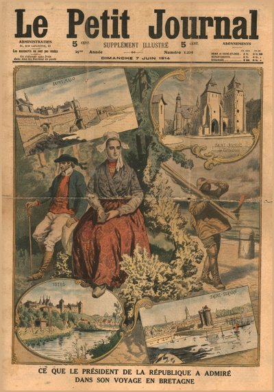 Co prezident během své cesty do Bretaně v roce 1914 obdivoval. od Unbekannt