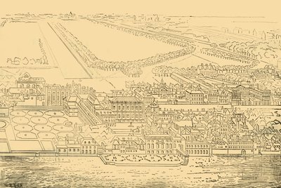 Whitehall, od řeky, 1881. od Unbekannt