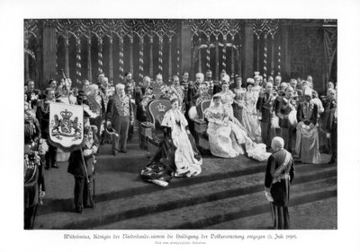 Wilhelmina Nizozemská, 1880-1962, 5. července 1898, 1900 od Unbekannt