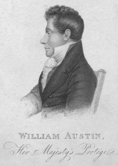William Austin, chráněnec Jejího Veličenstva, c1820. od Unbekannt