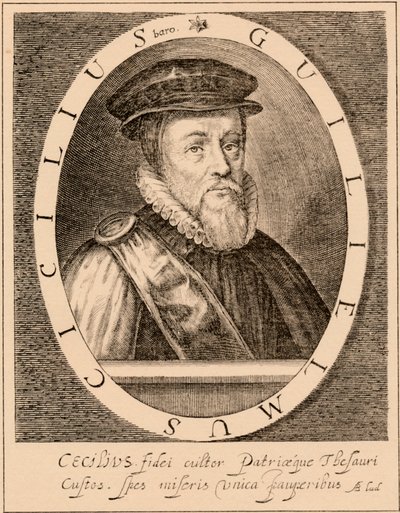 William Cecil, 1. baron Burghley 1520-1598, anglický státník, 1889 od Unbekannt