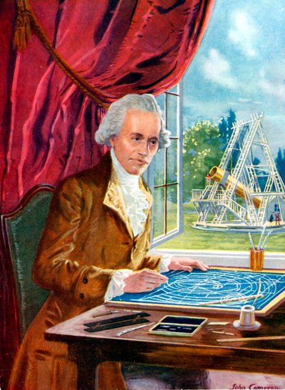 William Herschel 1738-1822 anglický astronom německého původu od Unbekannt