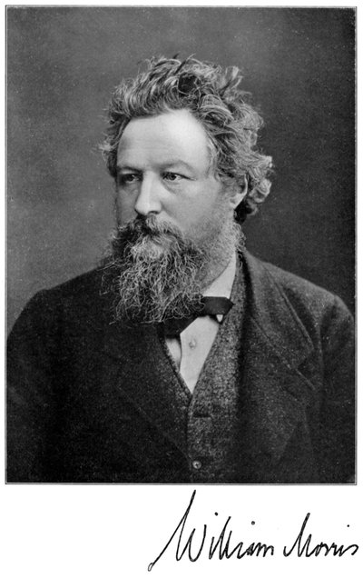 William Morris , anglický umělec, spisovatel, socialista a aktivista 19. století, 1901 od Unbekannt