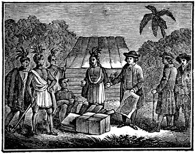 William Penn s domorodými Američany, anglický kvakerský kolonista, 1830 od Unbekannt