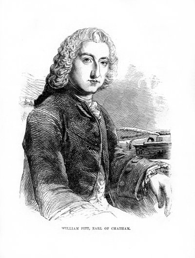 William Pitt, 1. hrabě z Chathamu, britský whigský státník, 1872 od Unbekannt