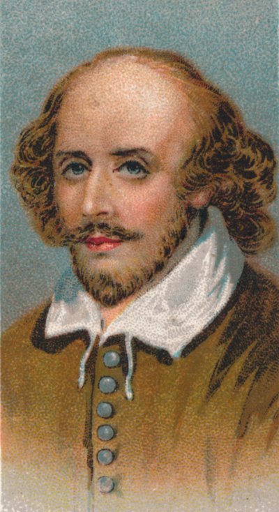 William Shakespeare 1564-1616, anglický básník a dramatik, 1924 od Unbekannt