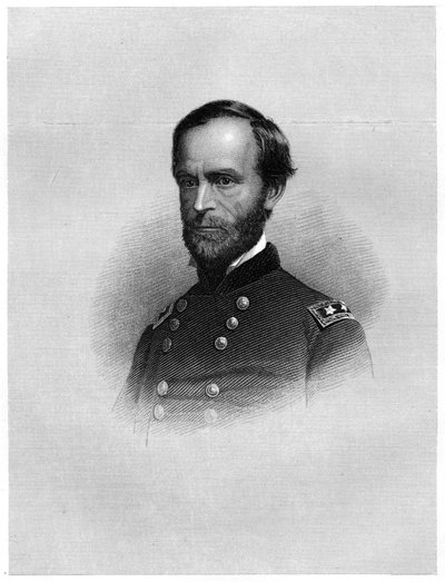 William Tecumseh Sherman , americký voják, obchodník, pedagog a autor, 1872 od Unbekannt