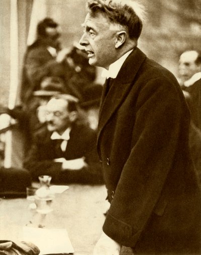 William Thomas Cosgrave s projevem, Dublin, Irsko, 1922, 1935. od Unbekannt