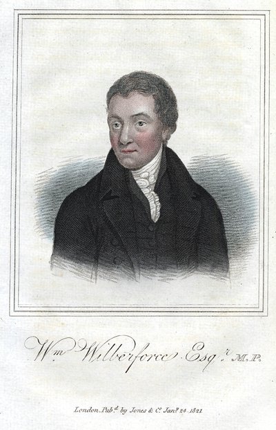 William Wilberforce, anglický bojovník proti otroctví, 1821 od Unbekannt