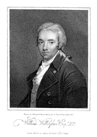 William Wilberforce , anglický filantrop a bojovník proti otroctví, 1814 od Unbekannt