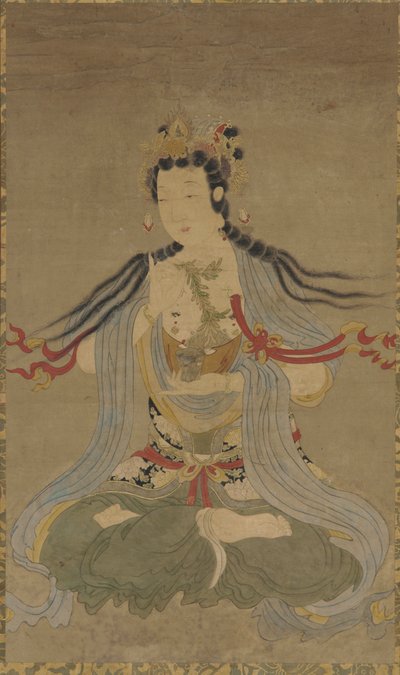 Vrba Guanyin, dynastie Ming, 17. století. od Unbekannt