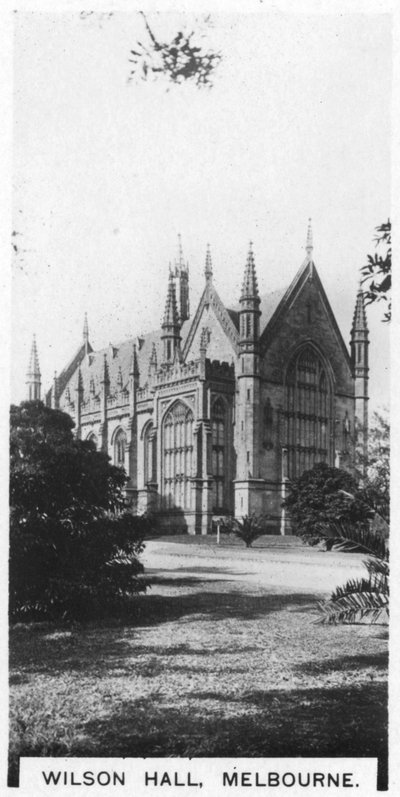 Wilson Hall, Melbourne, Austrálie, 1928 od Unbekannt