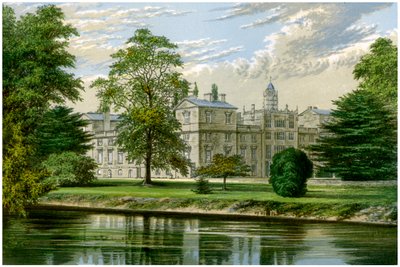 Wilton House, Wiltshire, domov hraběte z Pembroke a Montgomery, c1880 od Unbekannt