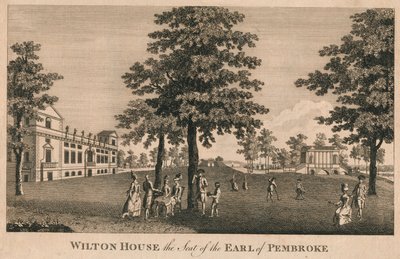 Wilton House sídlo hraběte z Pembroke, 1779. od Unbekannt