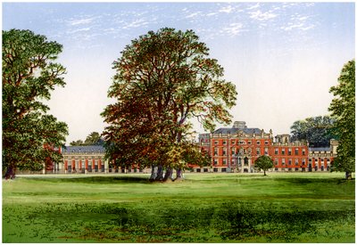 Wimpole Hall, Cambridgeshire, domov hraběte z Hardwicke, c1880 od Unbekannt