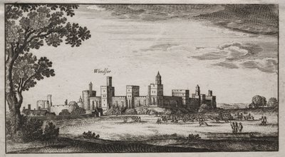 Hrad Windsor z jihovýchodu, 1600s. od Unbekannt