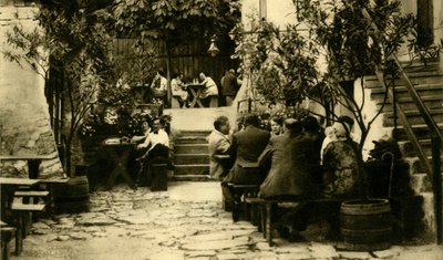 Vinařství v Grinzing, Vídeň, Rakousko, c1935. od Unbekannt