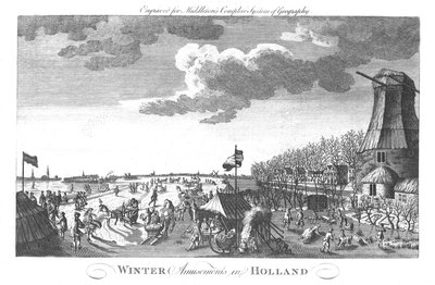 Zimní zábava v Holandsku, c1760 od Unbekannt
