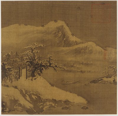 Zimní krajina, dynastie Ming, 1368-1644. od Unbekannt
