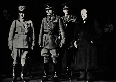 S generálem Diazem a polním maršálem Haigem, 1919, 1945. od Unbekannt
