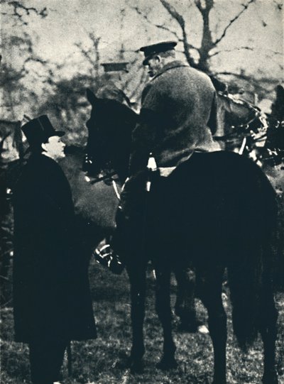 S králem Jiřím V. na vojenských cvičeních, 1913, 1945. od Unbekannt