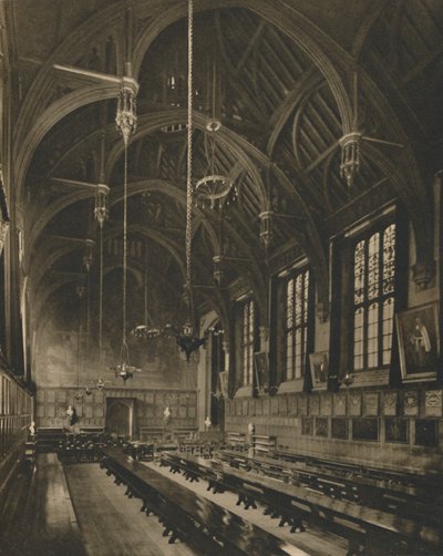 V nádherné síni Lincolns Inn, c1935. od Unbekannt