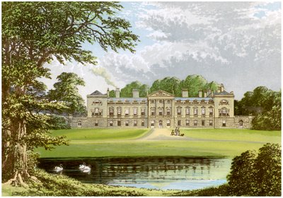 Woburn Abbey, Bedfordshire, domov vévody z Bedfordu, c1880 od Unbekannt