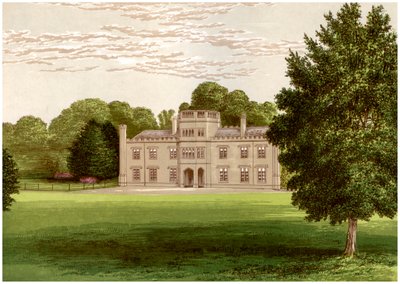 Wolseley Hall, Staffordshire, domov Baroneta Wolseleyho, c1880 od Unbekannt