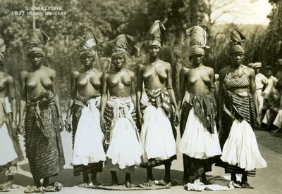 Tanečnice, Sierra Leone, 20. století od Unbekannt