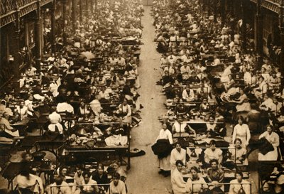 Ženy pracující v Royal Army Clothing Factory, první světová válka, 1914-1918, 1933. od Unbekannt