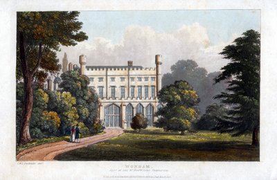 Wonham, Surrey, sídlo lorda Templetona, c1827 od Unbekannt