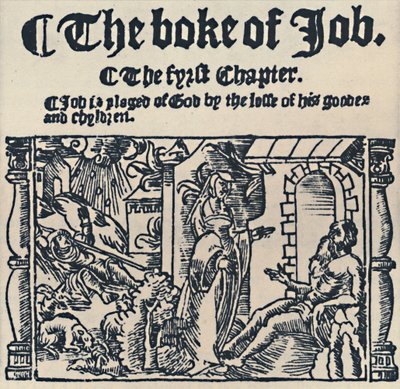 Dřevoryt z Velké Bible, 1539, 1539, 1947 od Unbekannt
