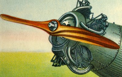 Dřevěná letecká vrtule vyrobená firmou Hugo Heine Propeller-Werk, 1932. od Unbekannt