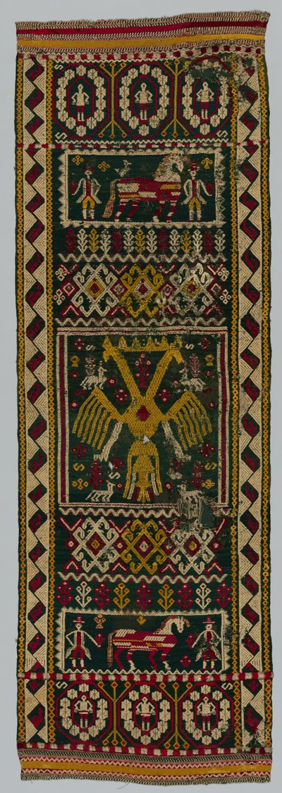 Tkaná přikrývka na truhlu nebo postel, 1700s. od Unbekannt