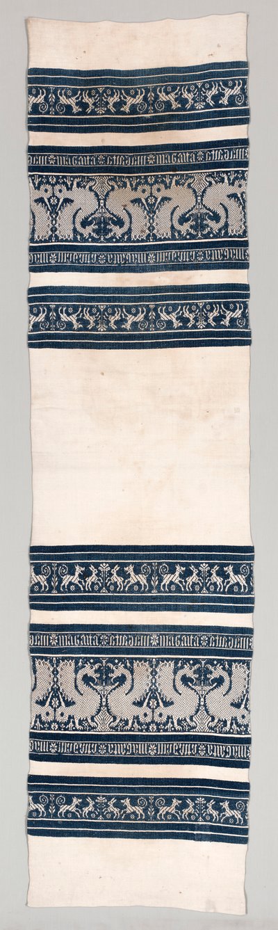 Woven Towel, 1400s nebo novější. od Unbekannt