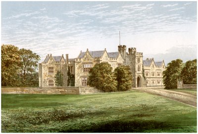 Wytham Abbey, Oxfordshire, domov hraběte z Abingdonu, c1880 od Unbekannt