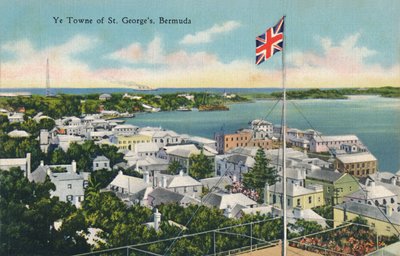 Ye Towne of St. Georges, Bermudy, počátek 20. století. od Unbekannt