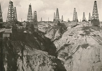 Yenan-Young Oil Wells, 1900. od Unbekannt