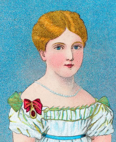 Mladá královna Viktorie, poté princezna Alexandrina Viktorie z Kentu, c1829 c1902 od Unbekannt