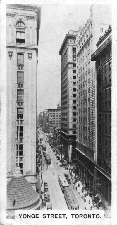 Young Street, Toronto, Kanada, 20. léta 20. století od Unbekannt