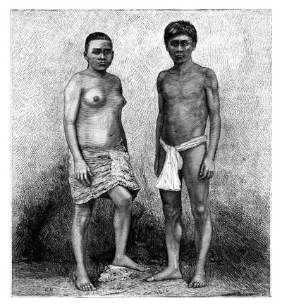 Mladí indiáni Talamancas, Střední Amerika, c1890 od Unbekannt