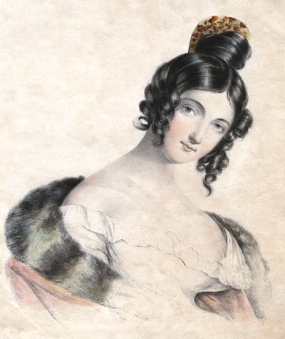 Mladá žena, c19. století od Unbekannt