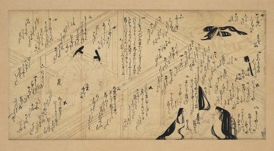 Yutokoro Story Picture Scroll, 1336-92. od Unbekannt
