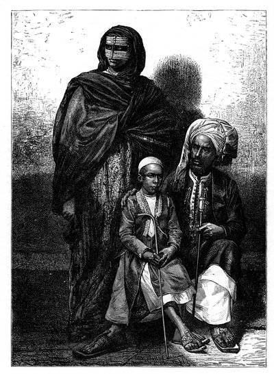 Zanzibarská arabská rodina, c1890 od Unbekannt