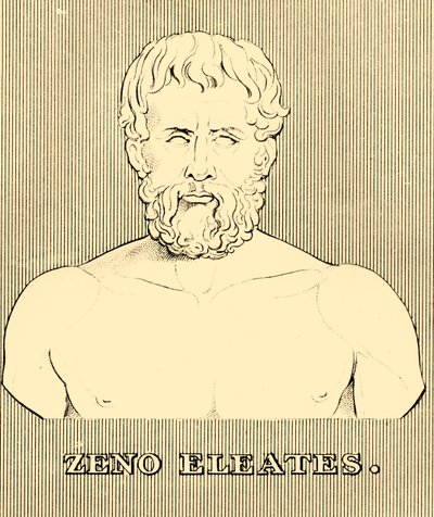 Zeno Eleates, c495-430 př.nl, 1830. od Unbekannt