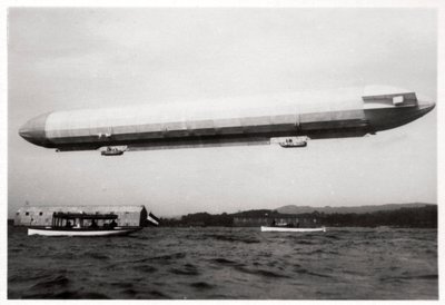 Zeppelin LZ3 ve vzduchu, Německo, c1906-1908 1933 od Unbekannt