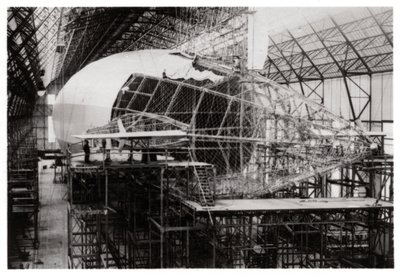 Zeppelin LZ 126 ve výstavbě, Friedrichshafen, Německo, 1924 1933 od Unbekannt
