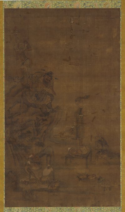 Zhong Kui Zkrocení pěti morů, 16.–17. století. od Unbekannt