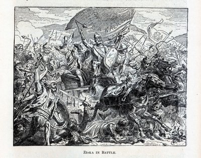 Ziska v bitvě, 1882 od Unbekannt