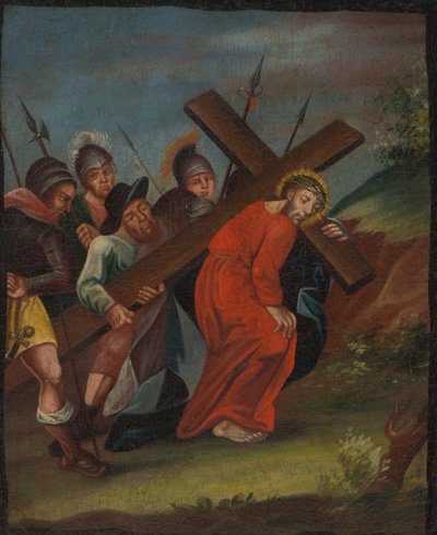 Šimon Cyrenejský od Unbekannt